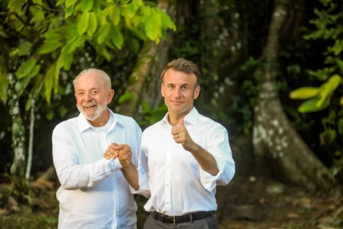 Em visita ao Pará, Lula e Macron firmam acordo de R$5 bilhões para a bioeconomia